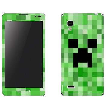   «Creeper face - Minecraft»   LG Optimus L9