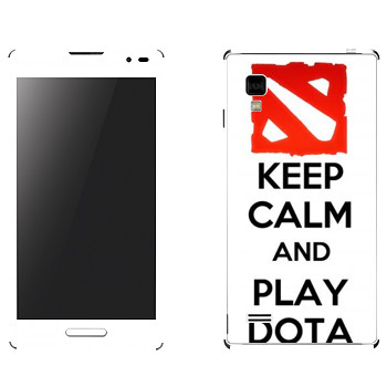   «Keep calm and Play DOTA»   LG Optimus L9