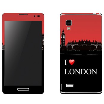   «I love London»   LG Optimus L9