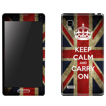  «Keep calm and carry on»   LG Optimus L9