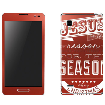   «Jesus is the reason for the season»   LG Optimus L9