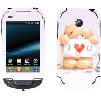   «  - I love You»   LG Optimus Link Dual Sim