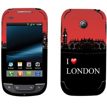   «I love London»   LG Optimus Link Dual Sim