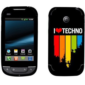   «I love techno»   LG Optimus Link Dual Sim