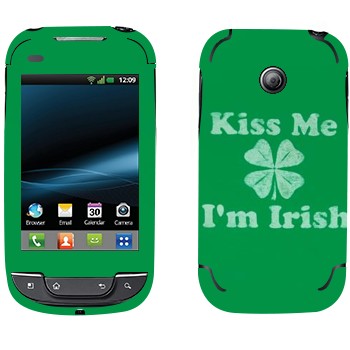   «Kiss me - I'm Irish»   LG Optimus Link Dual Sim