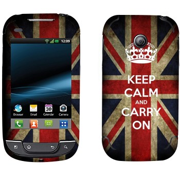   «Keep calm and carry on»   LG Optimus Link Dual Sim