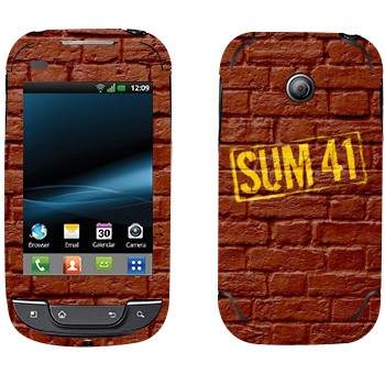   «- Sum 41»   LG Optimus Link Dual Sim