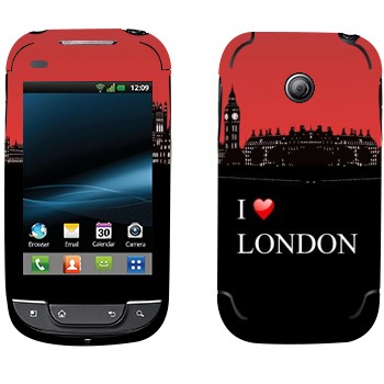   «I love London»   LG Optimus Link Net