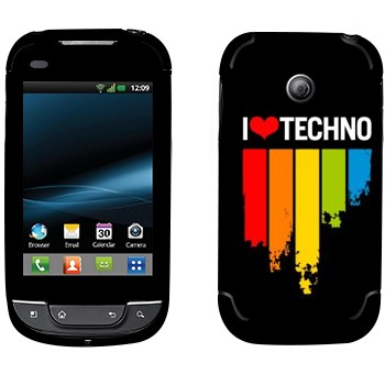   «I love techno»   LG Optimus Link Net