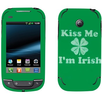   «Kiss me - I'm Irish»   LG Optimus Link Net