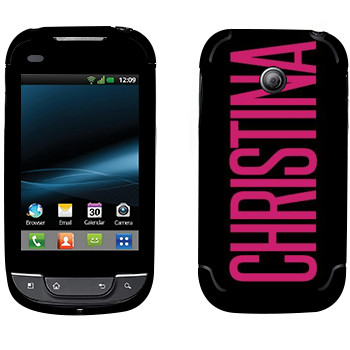   «Christina»   LG Optimus Link Net