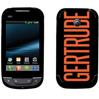   «Gertrude»   LG Optimus Link Net