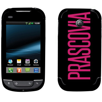   «Prascovia»   LG Optimus Link Net