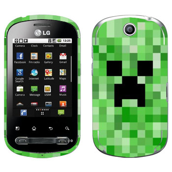   «Creeper face - Minecraft»   LG Optimus Me