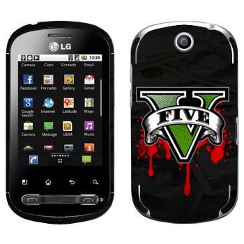   «GTA 5 - logo blood»   LG Optimus Me