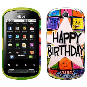   «  Happy birthday»   LG Optimus Me