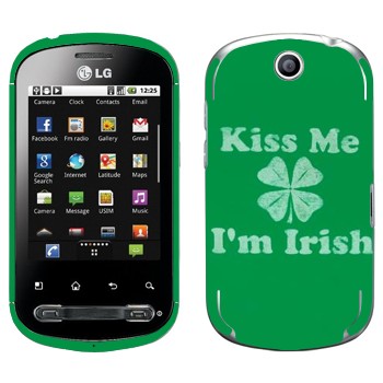   «Kiss me - I'm Irish»   LG Optimus Me