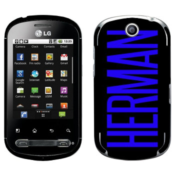   «Herman»   LG Optimus Me