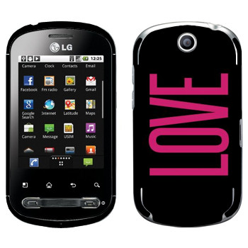   «Love»   LG Optimus Me