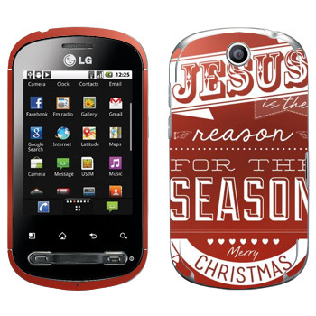   «Jesus is the reason for the season»   LG Optimus Me