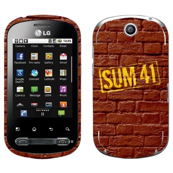   «- Sum 41»   LG Optimus Me
