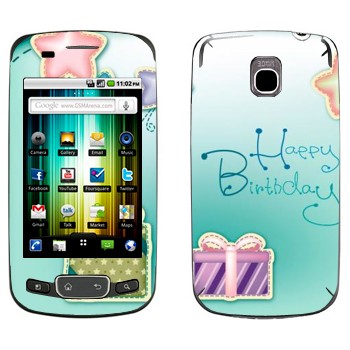   «Happy birthday»   LG Optimus One