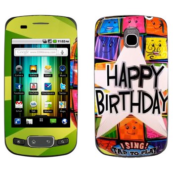   «  Happy birthday»   LG Optimus One