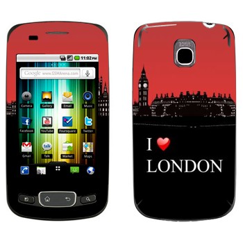   «I love London»   LG Optimus One