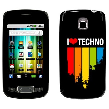   «I love techno»   LG Optimus One