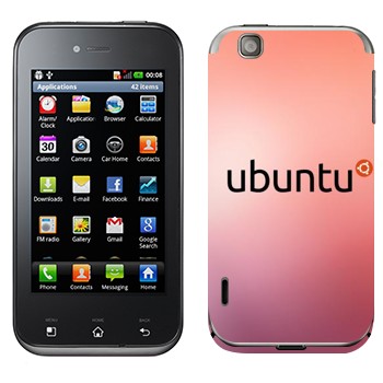   «Ubuntu»   LG Optimus Sol