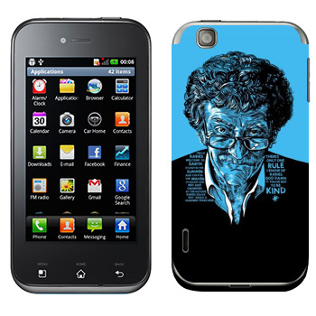   «Kurt Vonnegut : Got to be kind»   LG Optimus Sol