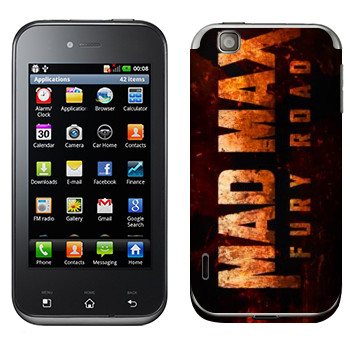   «Mad Max: Fury Road logo»   LG Optimus Sol