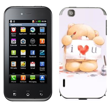   «  - I love You»   LG Optimus Sol