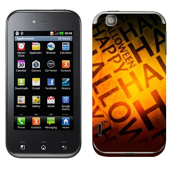   «Happy Hallowenn »   LG Optimus Sol