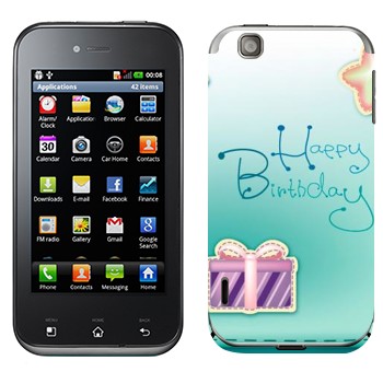   «Happy birthday»   LG Optimus Sol