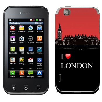   «I love London»   LG Optimus Sol