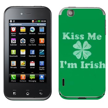   «Kiss me - I'm Irish»   LG Optimus Sol