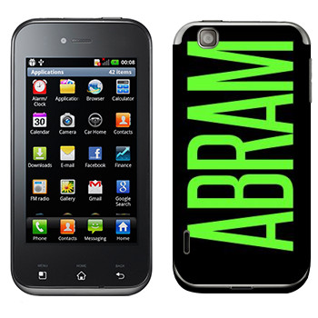   «Abram»   LG Optimus Sol