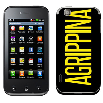   «Agrippina»   LG Optimus Sol