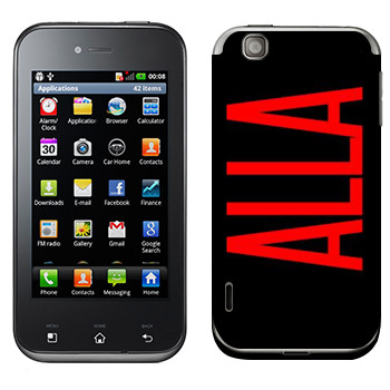   «Alla»   LG Optimus Sol