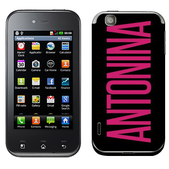   «Antonina»   LG Optimus Sol