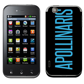   «Appolinaris»   LG Optimus Sol