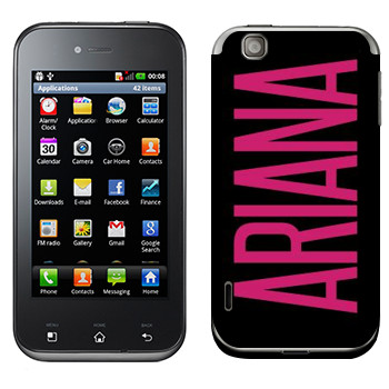   «Ariana»   LG Optimus Sol