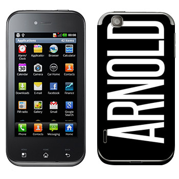   «Arnold»   LG Optimus Sol