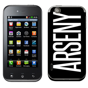   «Arseny»   LG Optimus Sol