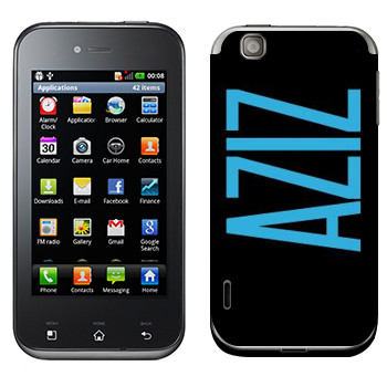   «Aziz»   LG Optimus Sol