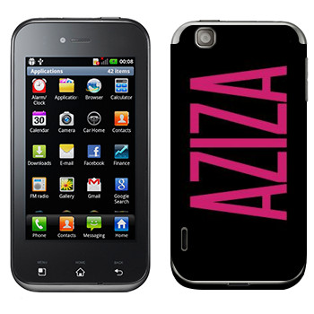   «Aziza»   LG Optimus Sol