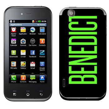   «Benedict»   LG Optimus Sol