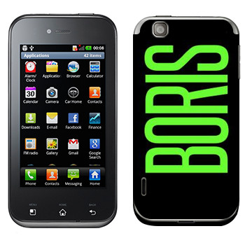   «Boris»   LG Optimus Sol