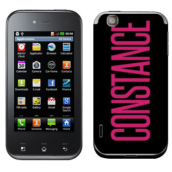   «Constance»   LG Optimus Sol